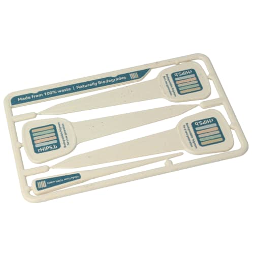 Printed Recycled Biodegradable Plastic Plant Marker Kits in Sand with logo by Total Merchandise