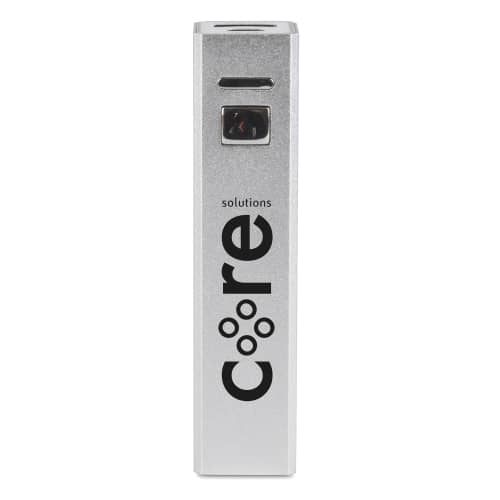 Business convention Cuboid Power Banks are customised by Total Merchandise to show your logo.