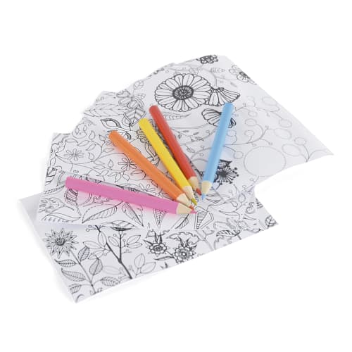 Opened Colouring Sets Included in Promotional Wellbeing Gift Sets from Total Merchandise