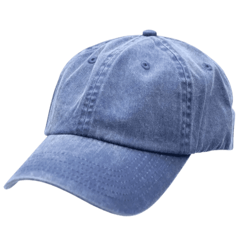 Promotional Pigment-Dyed Cotton Twill Caps From Total Merchandise - Navy