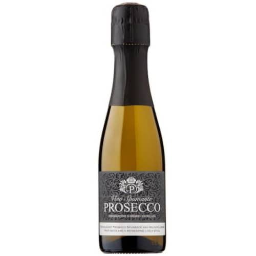 UK Printed Mini Prosecco Bottles Branded with a Company Logo to the Label by Total Merchandise