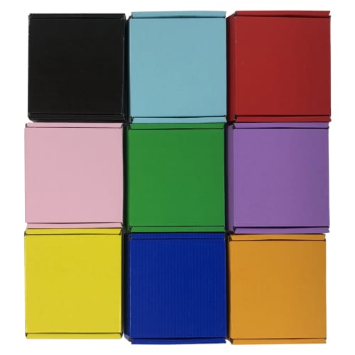 Postal box colour options for Postal Flapjacks by Total Merchandise