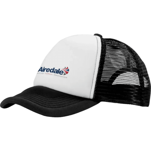 Custom branded Trucker Cap with a printed logo to the front available from Total Merchandise