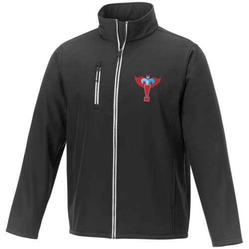 Promotional Orion Men's Softshell Jacket in black from Total Merchandise