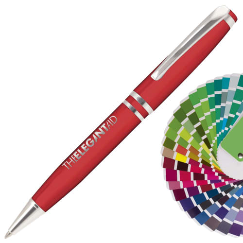 Promotional Valentino Pantone Matched Ballpens with a design from Total Merchandise