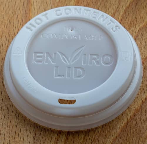Eco-friendly Lids for Custom Printed Double Walled Compostable Paper Cups from Total Merchandise