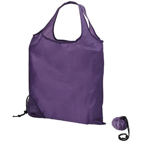 Express UK Printed Scrunchy Shopper Bags in Purple from Total Merchandise