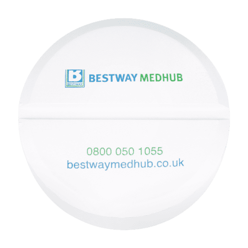 Promotional branded Stress Pill with a company logo printed to 2 positions from Total merchandise