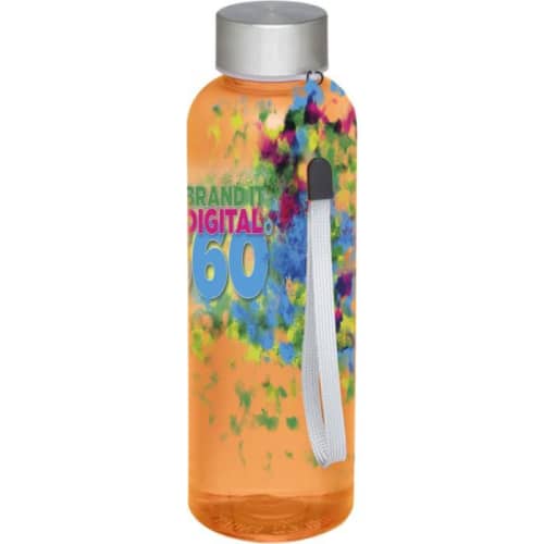 Promotional Printed 500ml Bodhi Tritan Sport Bottles in Transparent Orange from Total Merchandise