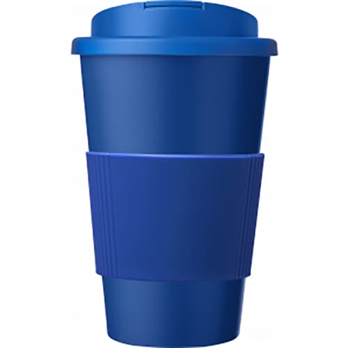 Spill-Proof Americano Mugs with Grip in Mid Blue