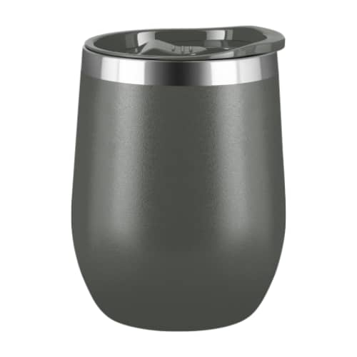 Promotional Mood Reusable Coffee Cups in Dark Grey Customised by Total Merchandise