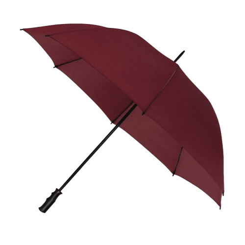 Promotional Valuestorm Golf Umbrellas in Burgundy from Total Merchandise