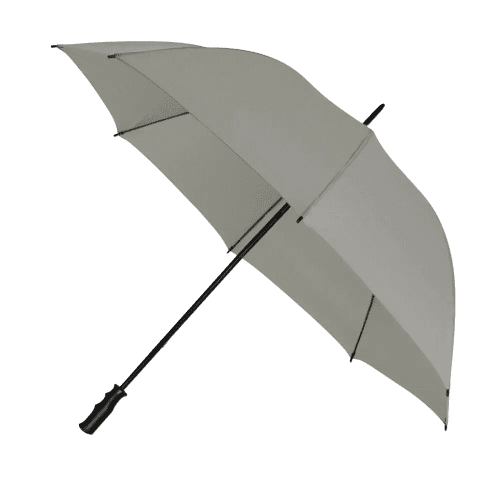 Customisable Valuestorm Golf Umbrellas in Light Grey from Total Merchandise