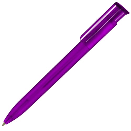 Promotional Absolute Frost Ballpens in Purple from Total Merchandise