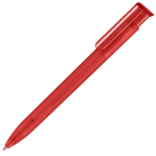 Branded Absolute Frost Ballpens in Red from Total Merchandise