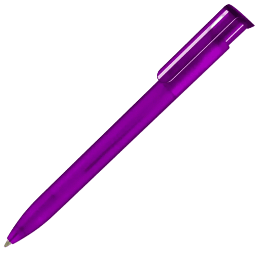 Promotional Absolute Frost Ballpens in Purple from Total Merchandise