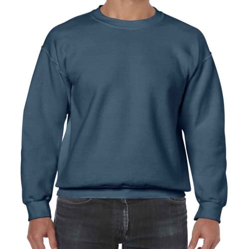 Promotional Gildan Heavy Blend Adult Crew Neck Sweatshirt in Indigo from Total Merchandise