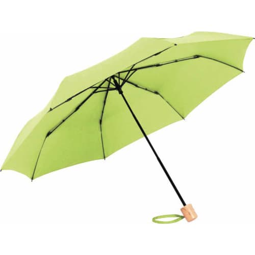 Promotional ÖkoBrella Mini Umbrellas in Lime from Total Merchandise