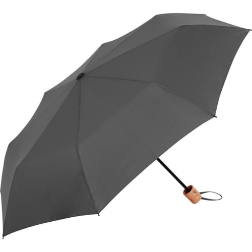 Custom printed ÖkoBrella Mini Umbrellas in Grey from Total Merchandise