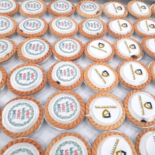 Logo Printed Mince Pies