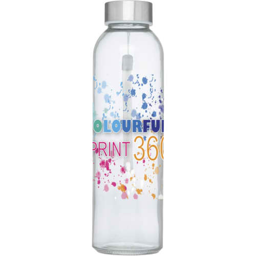 Full colour 360 degree printed Bodhi Glass Bottle from Total Merchandise