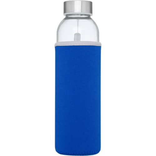 Bodhi Glass Bottle with a blue sleeve  from Total Merchandise