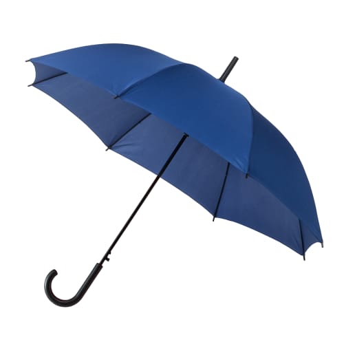 UK Branded Falconetti® Automatic Umbrella in Royal Blue Printed with a Logo by Total Merchandise