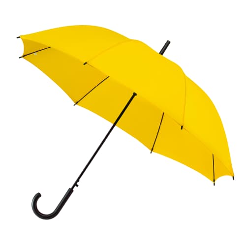 Promotional Falconetti® Automatic Umbrella in Yellow Printed with a Logo by Total Merchandise