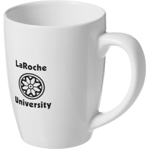 Custom Printed Bogota Mug in White Ceramic from Total Merchandise