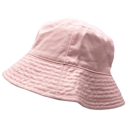 Custom embroidered Cotton Bucket Hats in Pink by Total Merchandise