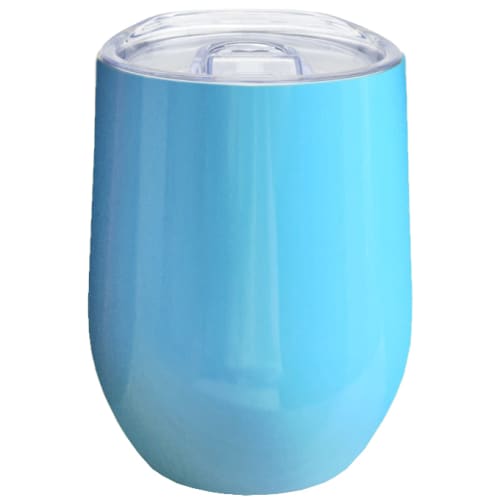 Custom Branded Insulated Coffee Tumblers in Cyan from Total Merchandise