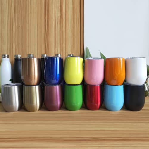 Promotional Mobil Reusable Coffee Cups in a selection of colours from Total Merchandise