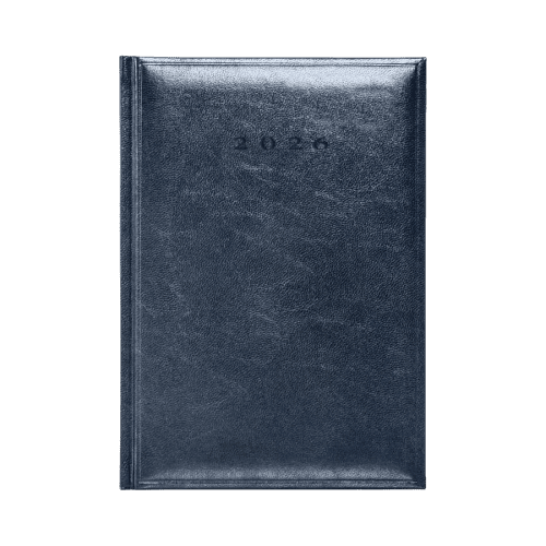 A5 Colombia Cream Daily Diary in Blue