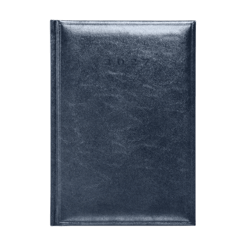 A5 Colombia Cream Daily Diary in Blue