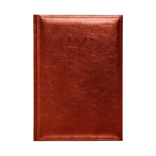 A5 Colombia Cream Daily Diary in Burgundy