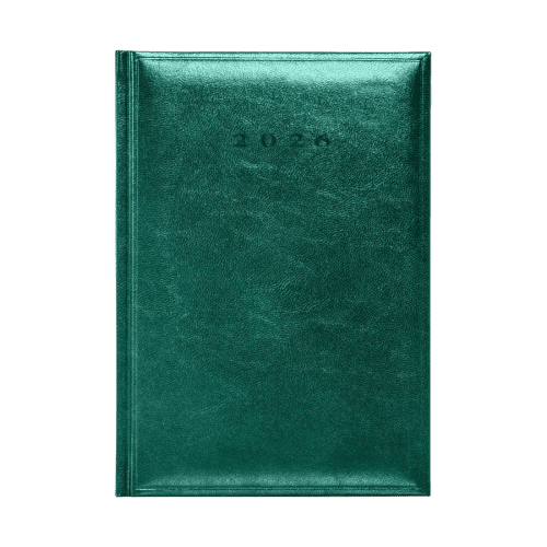 Corporate Colombia Cream A5 Daily Diary in China Blue is customised by Total Merchandise.