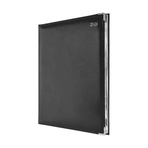 Logo Printed Colombia Deluxe Quarto Weekly Diaries in Blue customised with your company logo