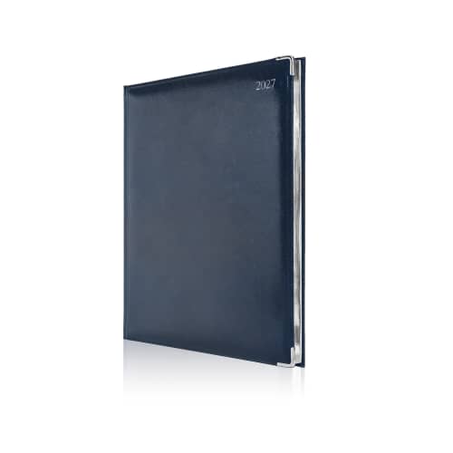 Promotional Colombia Deluxe Quarto Weekly Diaries in Blue customised with your company logo
