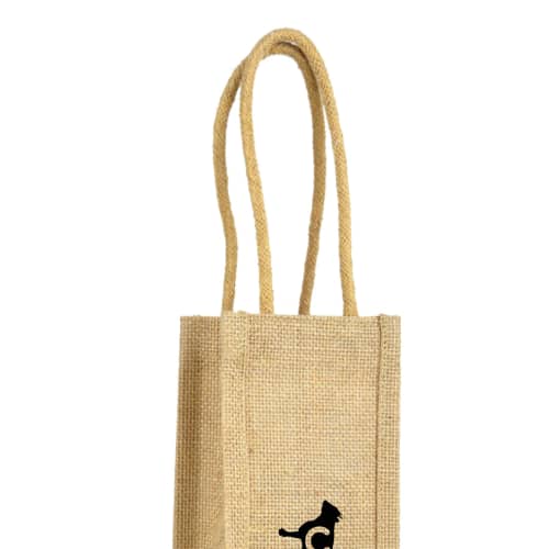 Jute Wine Bottle Bag