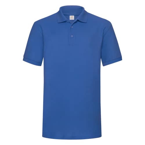 Promotional Fruit of the Loom Men's Heavy Polo Shirt in Royal Blue from Total Merchandise