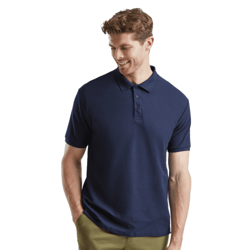 Fruit of the Loom Men's Heavy Polo Shirt in Navy