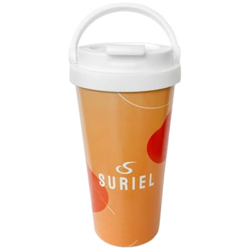 Promotional Oxy Insulated Metal Coffee Cups Branded with a Full Colour Print by Total Merchandise