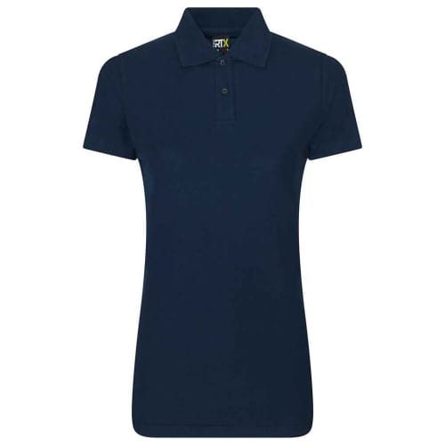 UK Branded RTX Pro Women's Workwear Polo Shirts in Navy from Total Merchandise