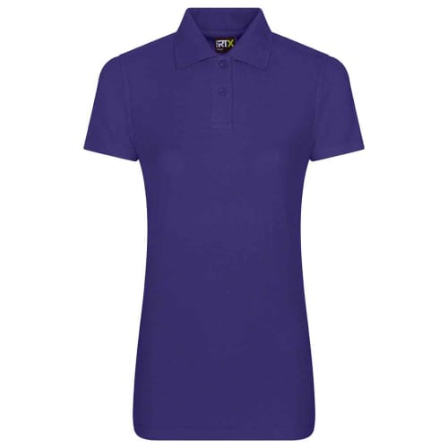 UK Printed RTX Pro Women's Polo Shirts in Purple from Total Merchandise