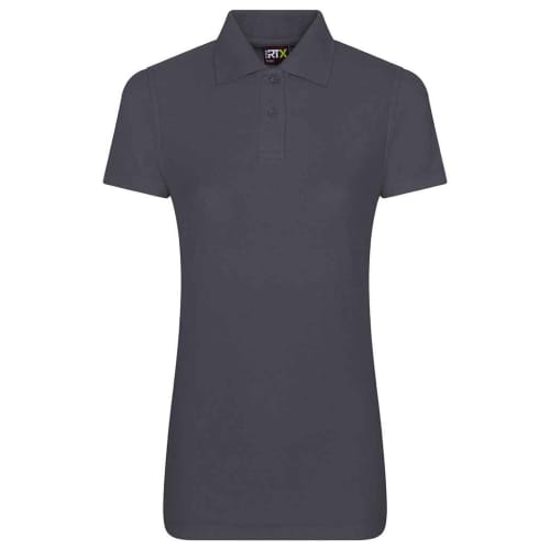 Custom Printed RTX Pro Women's Polo Shirts in Solid Grey from Total Merchandise