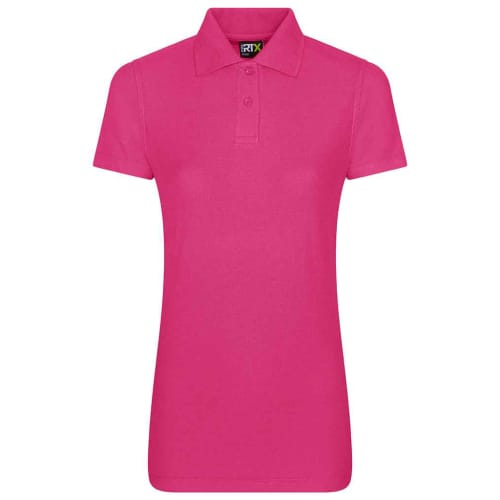 Promotional RTX Pro Ladies' Polo Shirts in Fuchsia from Total Merchandise