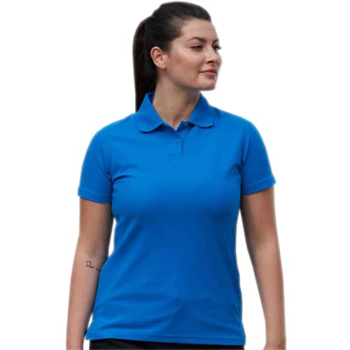 Custom Printed RTX Pro Women's Workwear Polo Shirts in Sapphire from Total Merchandise