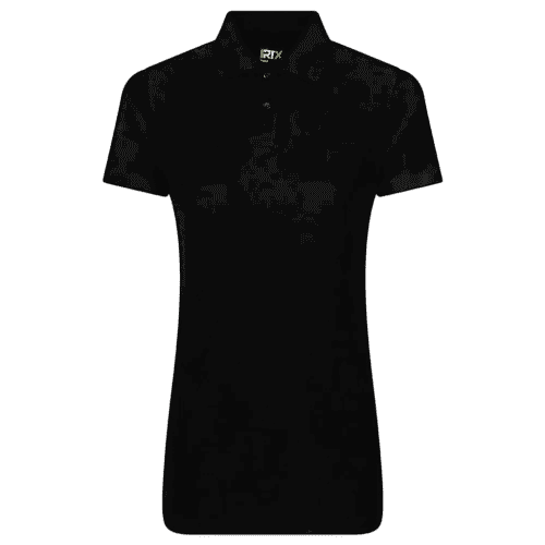 Promotional RTX Pro Women's Workwear Polo Shirts in Black from Total Merchandise