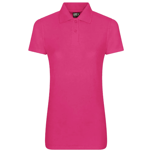 Promotional RTX Pro Ladies' Polo Shirts in Fuchsia from Total Merchandise