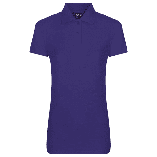 UK Printed RTX Pro Women's Polo Shirts in Purple from Total Merchandise